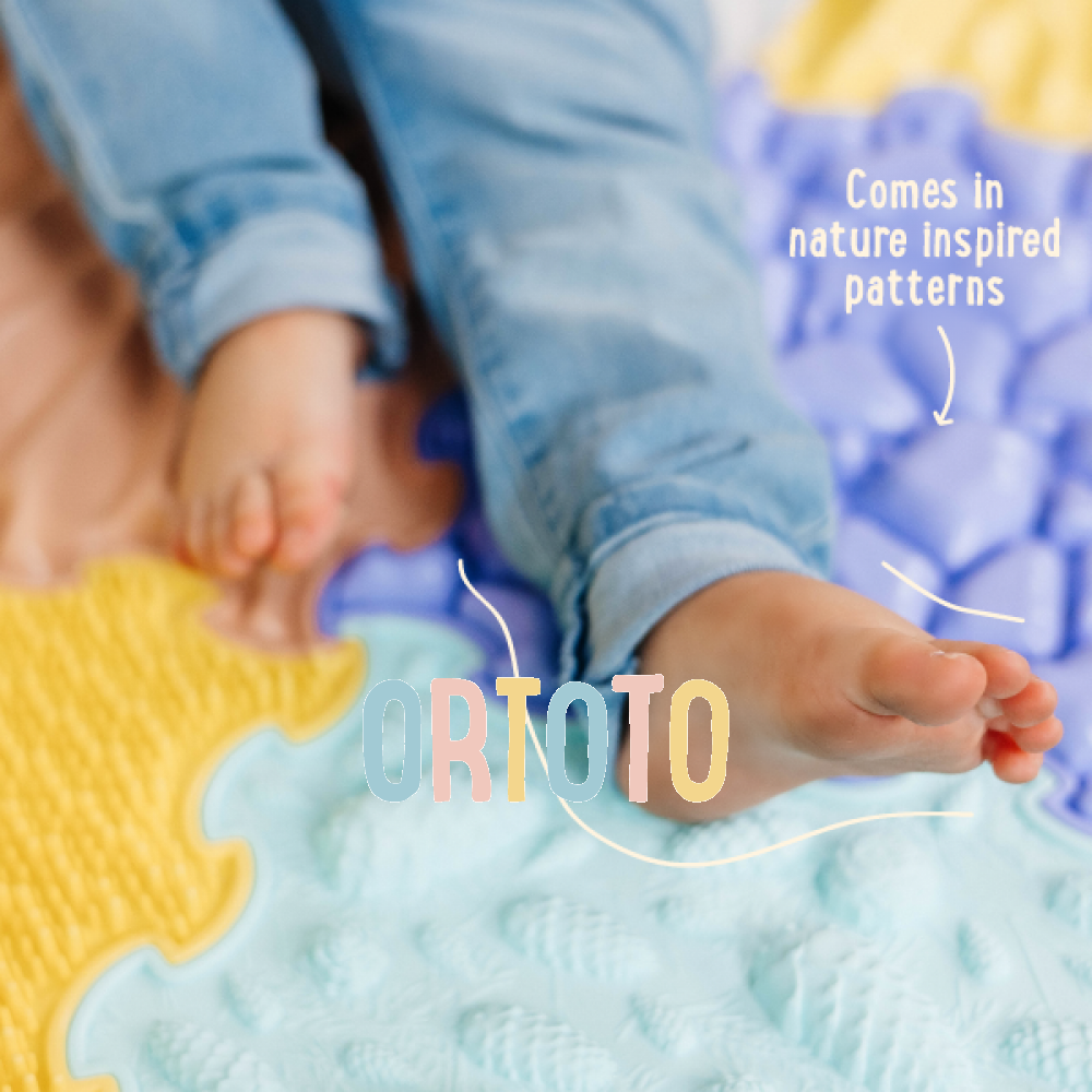 ORTOTO Puzzle Mats Set "Sensory&Calm Pastel" 